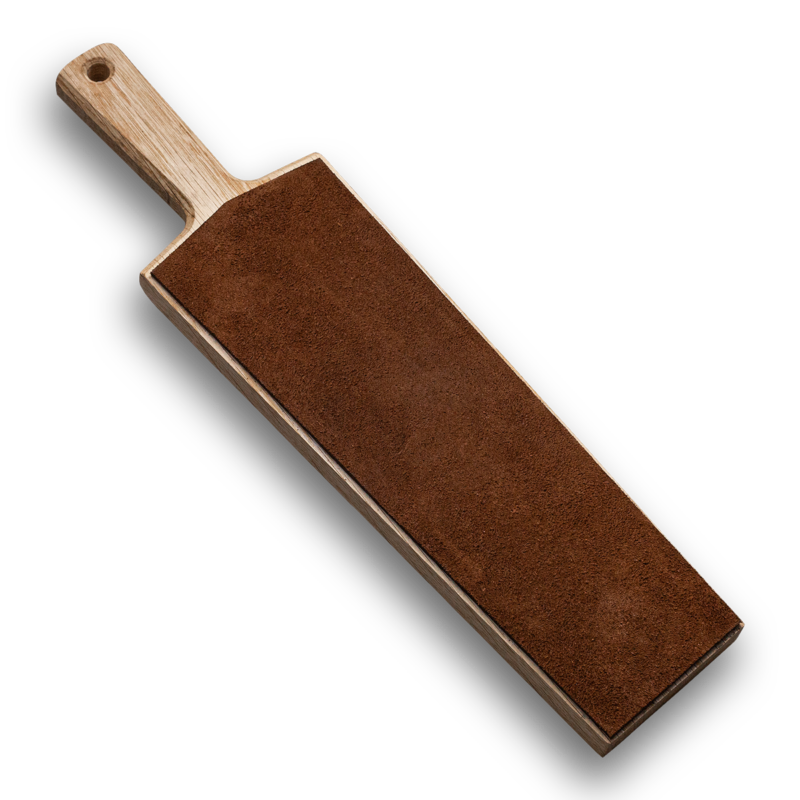 Leather stropping paddle