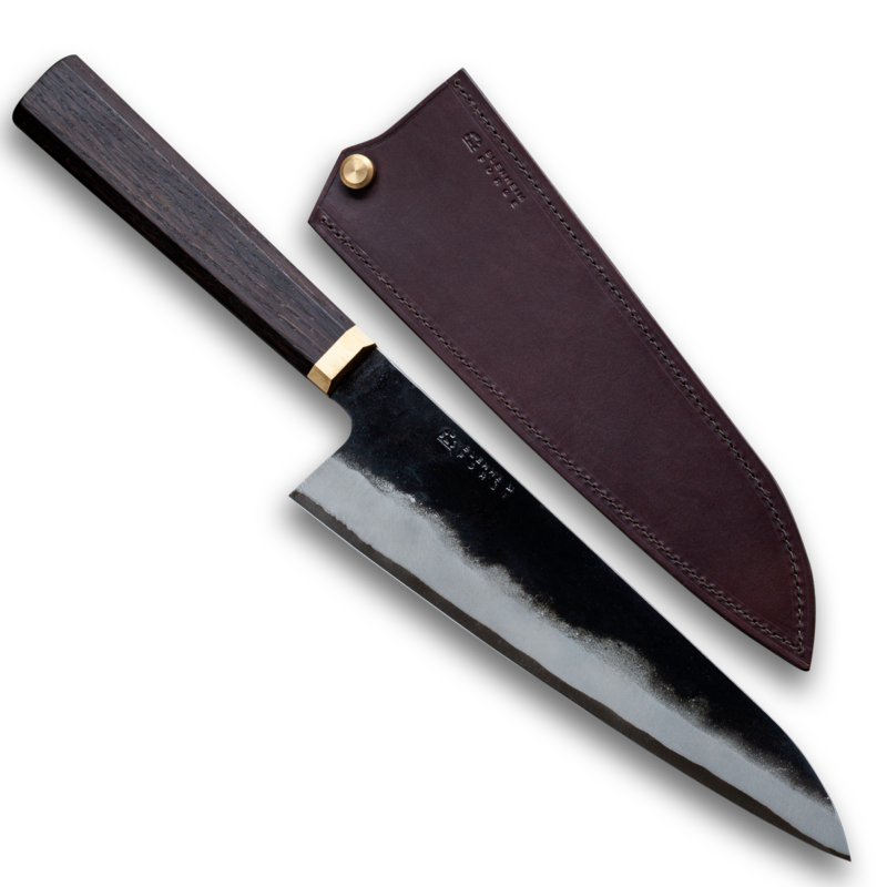 Gyuto Stainless Clad Leather Sheath