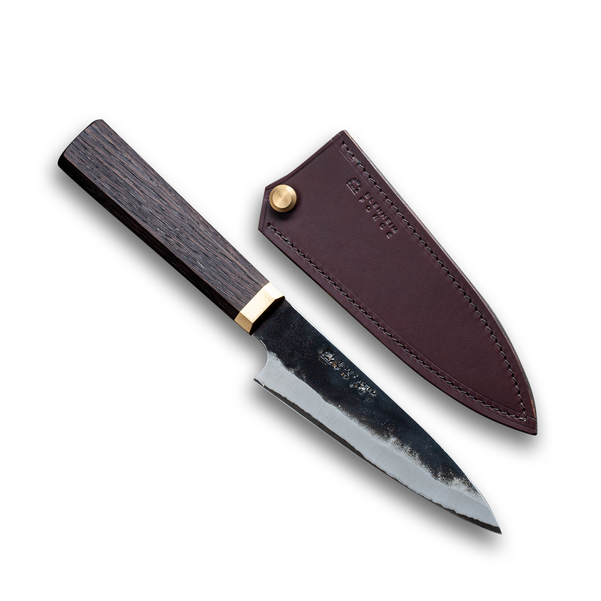 Petty Stainless Clad Leather Sheath - Blenheim Forge