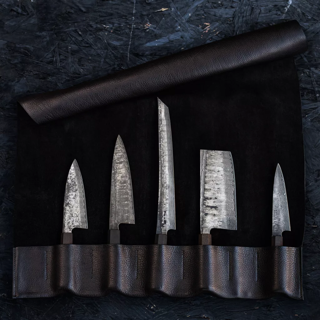 Blenheim Forge Stainless Clad Kitchen Knives Kit