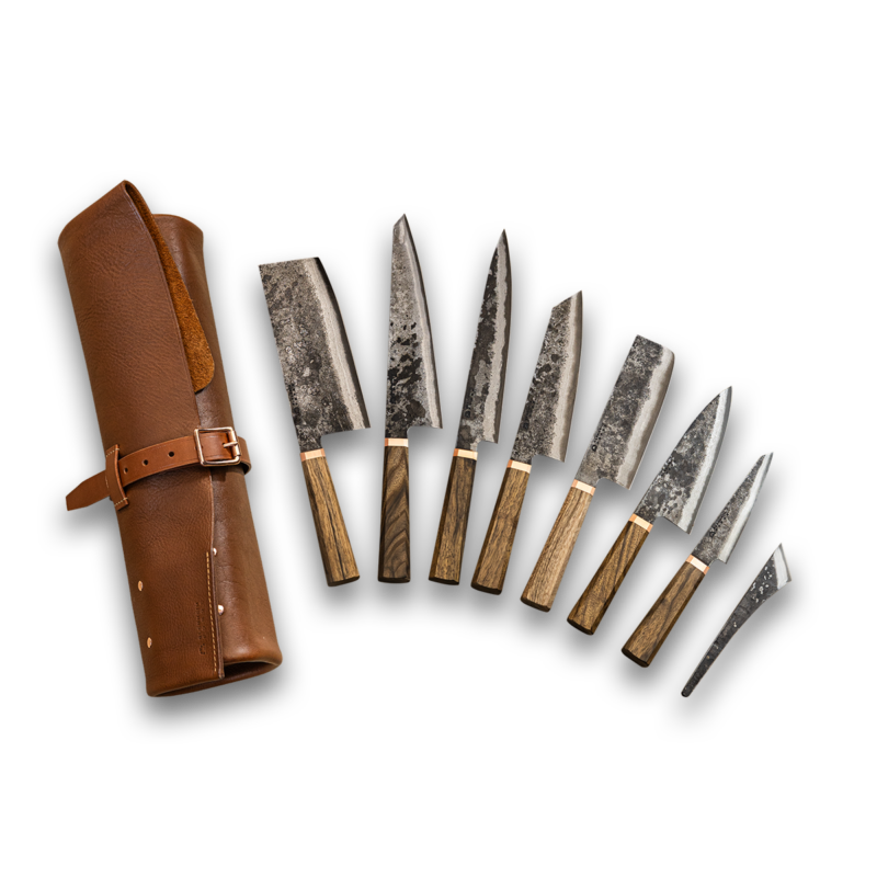 XXL Classic Knife Set - Forged Kitchen Knives.