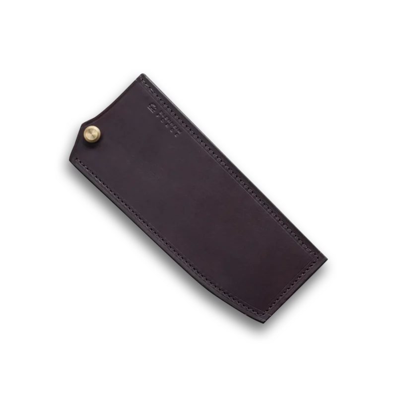 Nakiri Stainless Clad Leather Sheath
